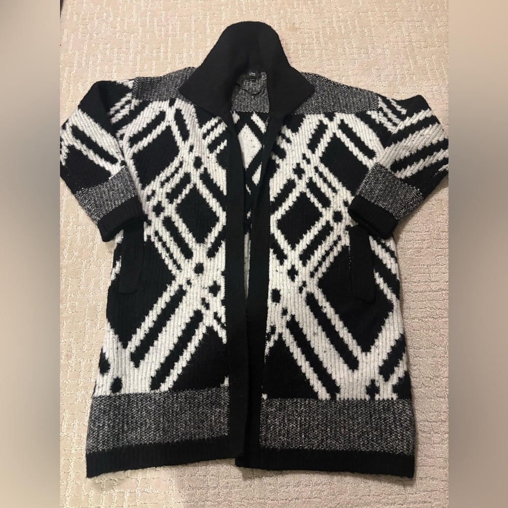 Black and White Women's Cardigan